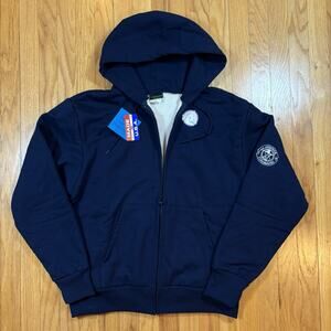 NWT Camber Men’s L Extra Heavy Arctic Thermal Lined Hoodie Full Zip Company Logo